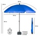 Зонт Green Glade 1191 синий. Фото 6