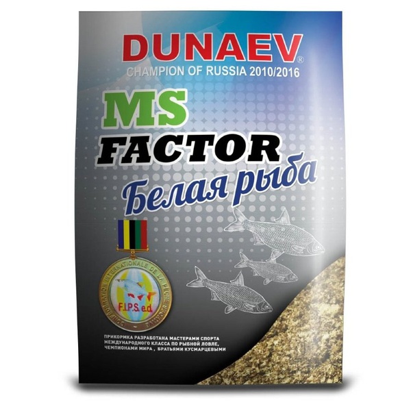 Прикормка Dunaev MS Factor 1 кг Белая рыба