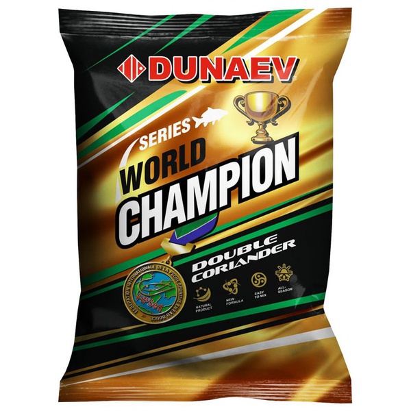 Прикормка Dunaev World Champion 1 кг Double Coriander