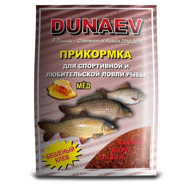 Прикормка Dunaev Классика 0,9 кг Карп Мёд