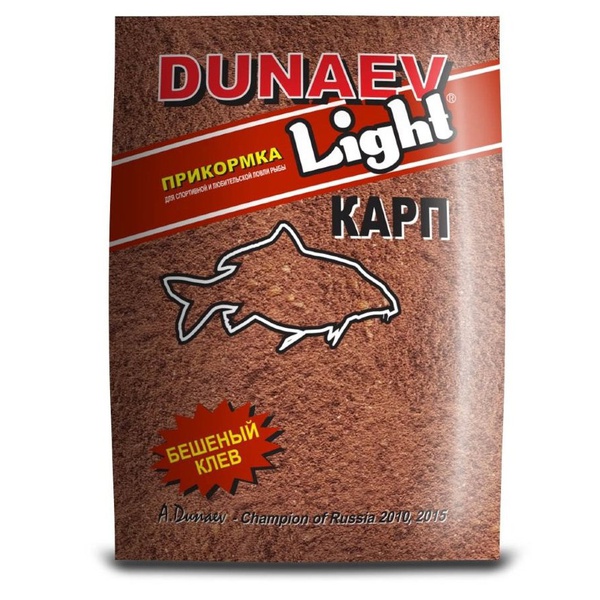 Прикормка Dunaev Light 0,75 кг Карп