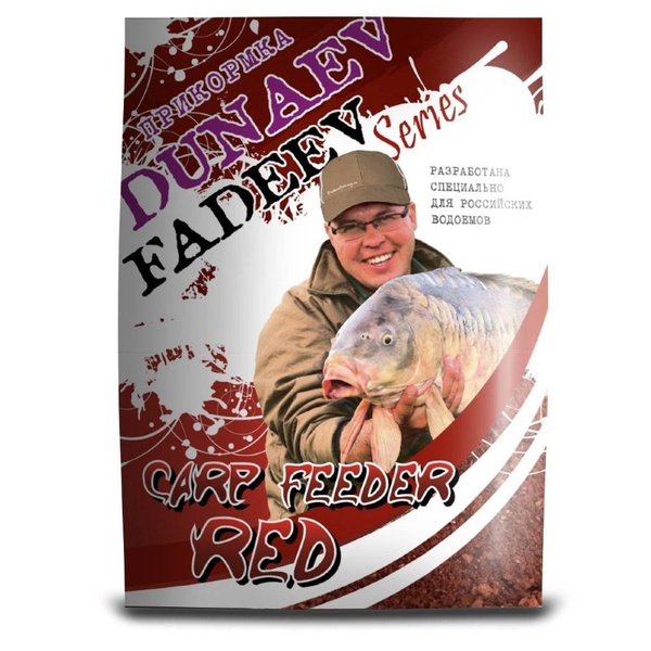 Прикормка Dunaev Fadeev 1 кг Feeder Carp Red