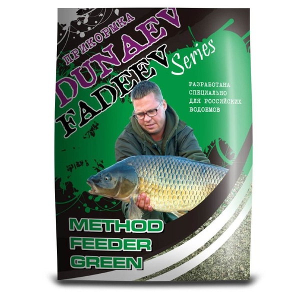 Прикормка Dunaev Fadeev 1 кг Feeder Method Green