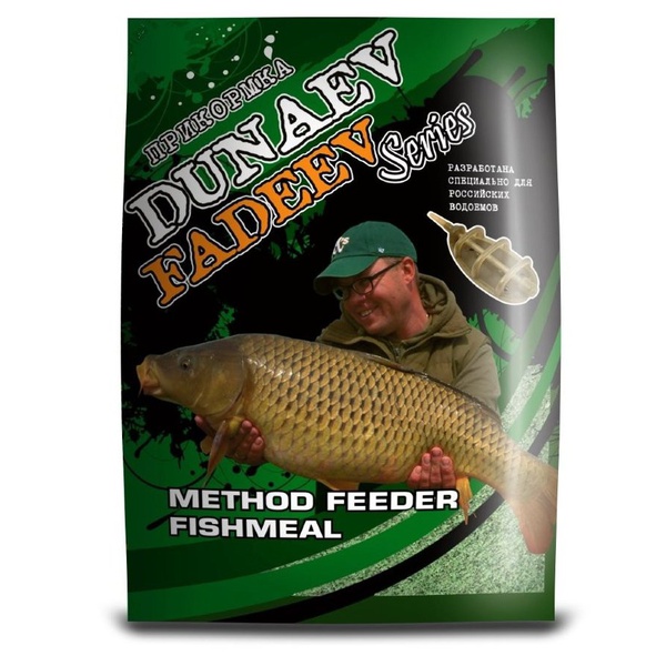 Прикормка Dunaev Fadeev 1 кг Method Feeder Fishmeal