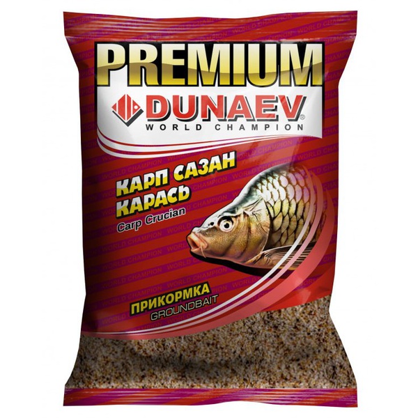 Прикормка Dunaev Premium 1 кг Карп Сазан Креветка