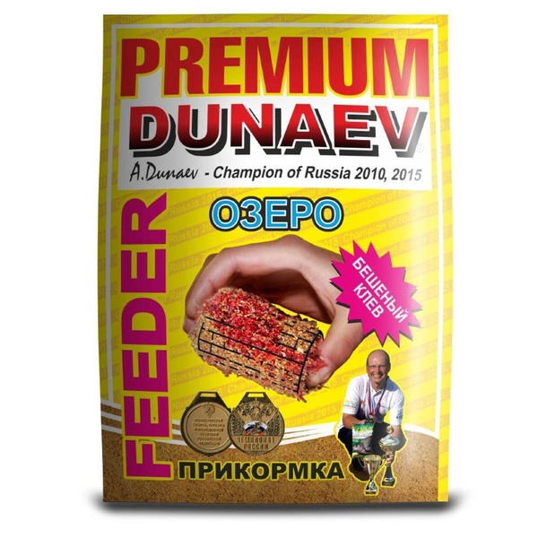 Прикормка Dunaev Premium 1 кг Фидер Озеро