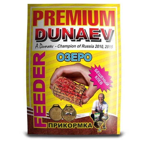Прикормка Dunaev Premium 1 кг Фидер Озеро Красная