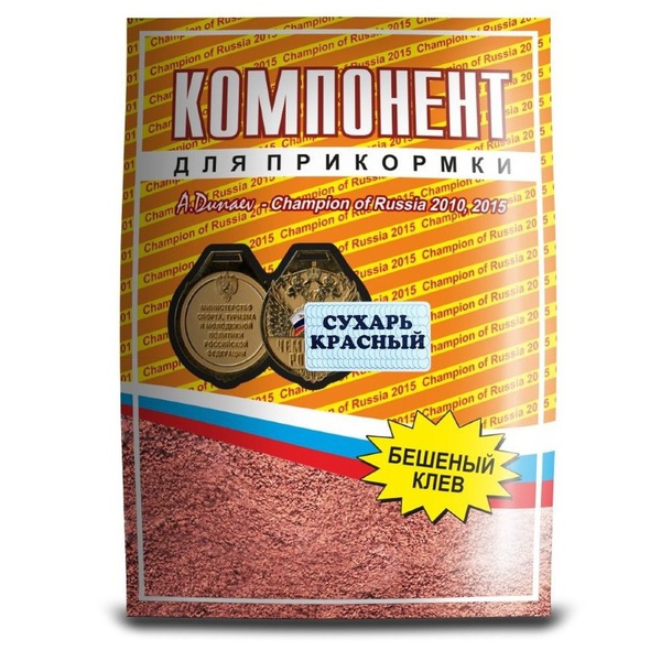 Прикормка Dunaev Компонент Сухарь панировочный красный