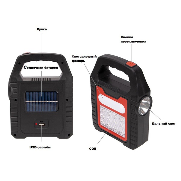 Фонарь портативный Адвентурика 878 B