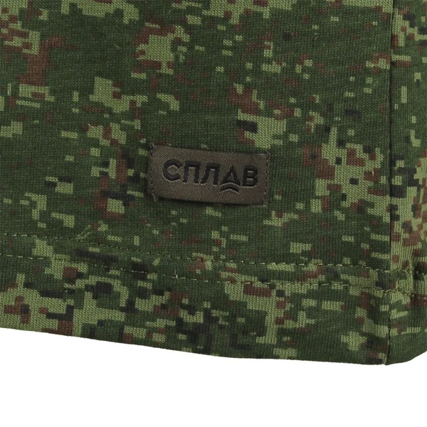 Футболка Сплав камуфлированная цифровая флора