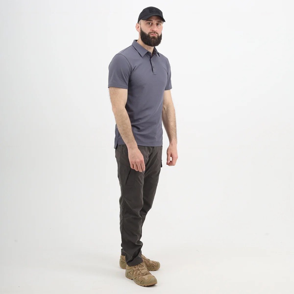 Поло тактическое Сплав Аргон серый