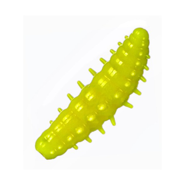 Приманка Dunaev DT Noa Larva (301) жёлтый, 40 мм, 6 шт.