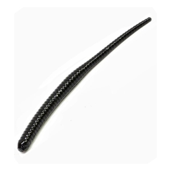 Приманка Dunaev DT Worm R (701) чёрный, 75 мм, 6 шт.