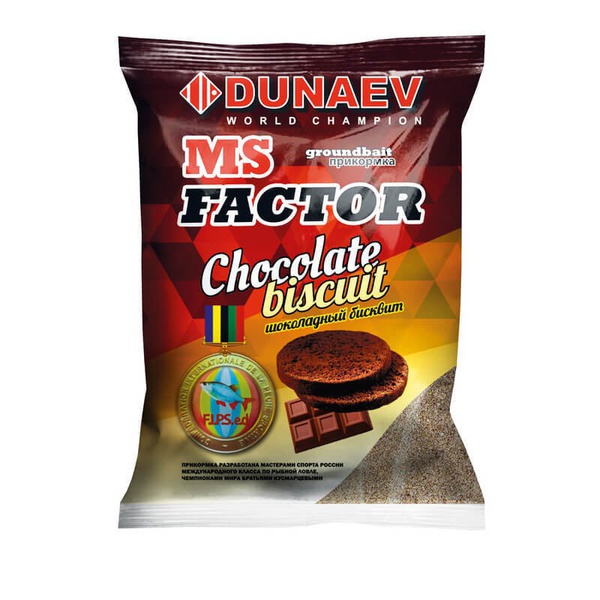 Прикормка Dunaev MS Factor 1 кг Шоколадный бисквит