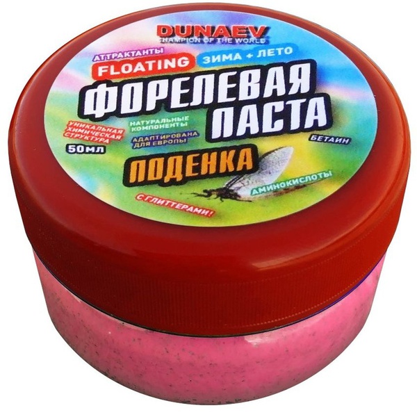 Паста Dunaev 50 мл Форель Поденка Красная