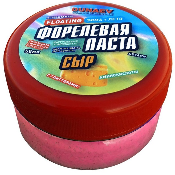 Паста Dunaev 50 мл Форель Сыр Красная