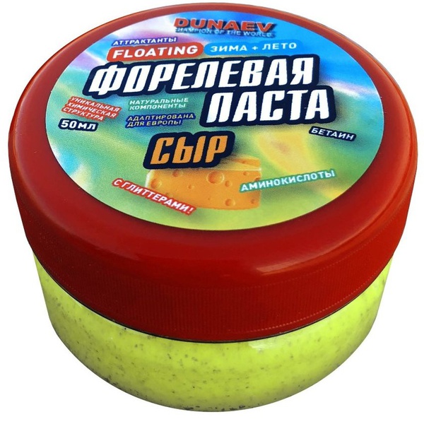 Паста Dunaev 50 мл Форель Сыр Лайм