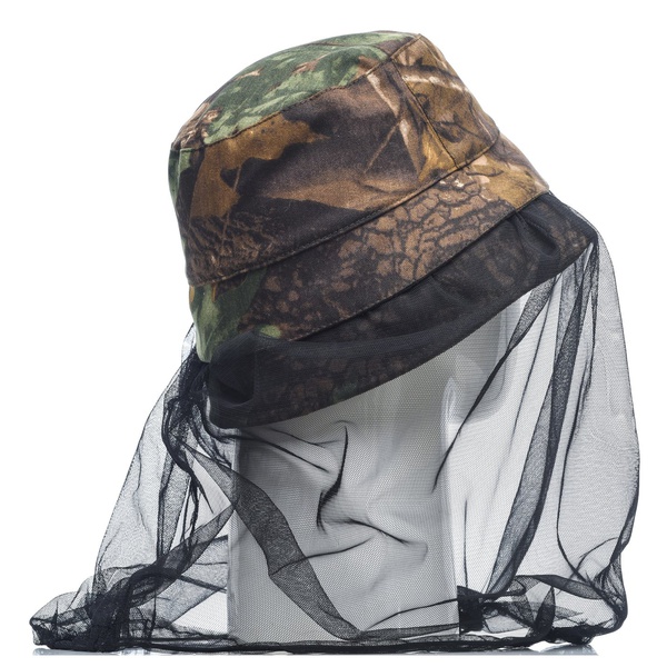 Панама-накомарник Huntsman Трансформер (тк. смесовая) Светлый лес