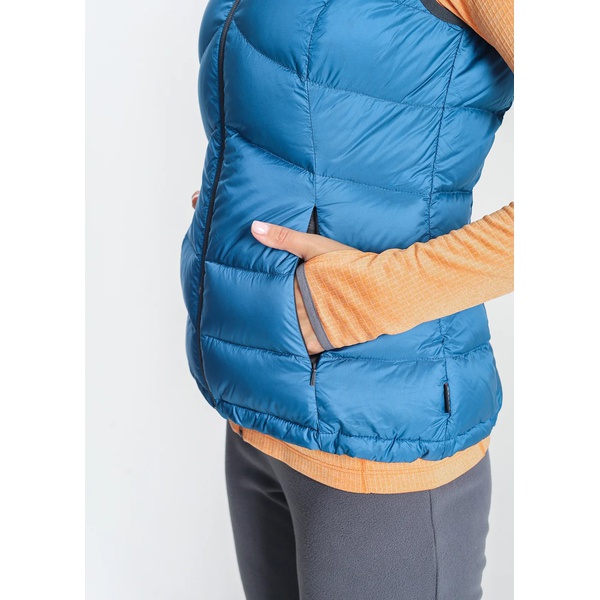 Жилет женский пуховый Сплав Ride синий