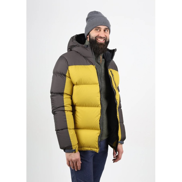 Пуховик Сплав Michigan т.серый/желтый