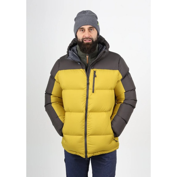 Пуховик Сплав Michigan т.серый/желтый