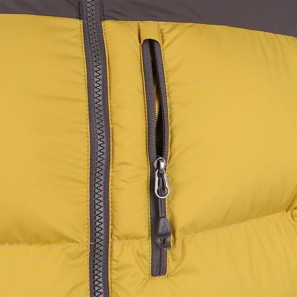 Пуховик Сплав Michigan т.серый/желтый