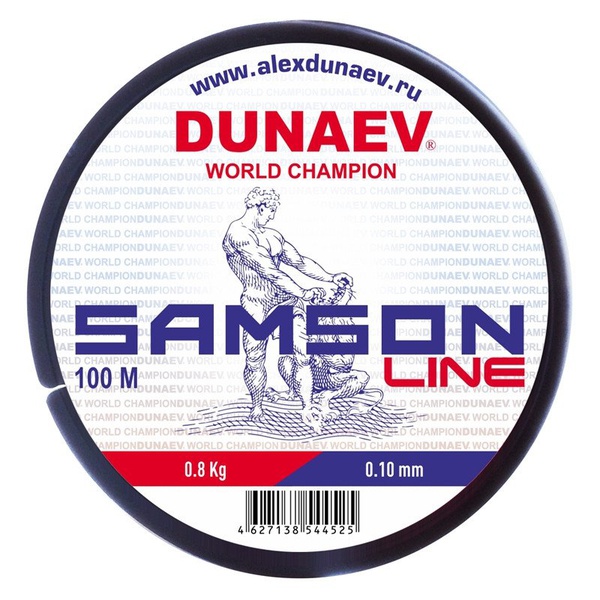 Леска Dunaev Samson 100 м 0,10 мм