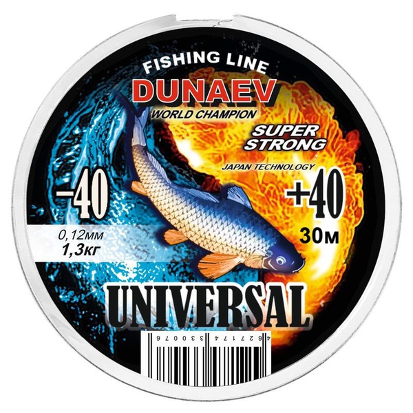 Леска Dunaev Universal 30 м 0,12 мм