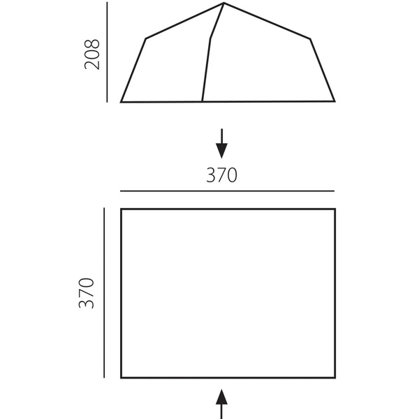 Шатер BTrace Camp зеленый/бежевый