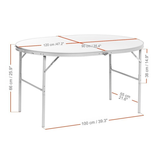 Стол складной Helios T-21407M-A-1