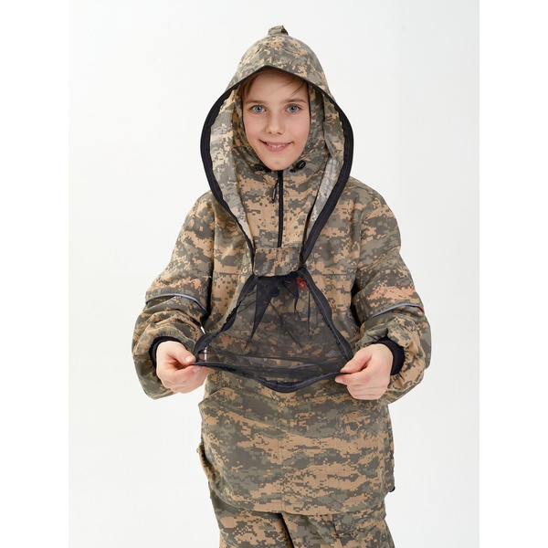 Костюм детский Huntsman Антигнус-люкс (с ловушками и пыльниками) 128/2, тк. смесовая сорочка