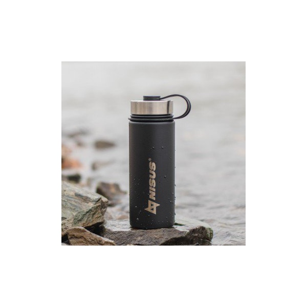 Термобутылка Nisus NA.SW-18-B (три крышки) черный