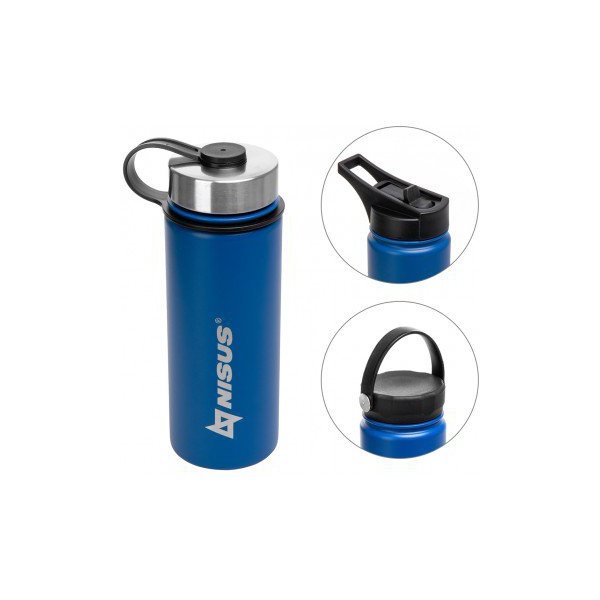 Термобутылка Nisus NA.SW-18-RB (три крышки) синий