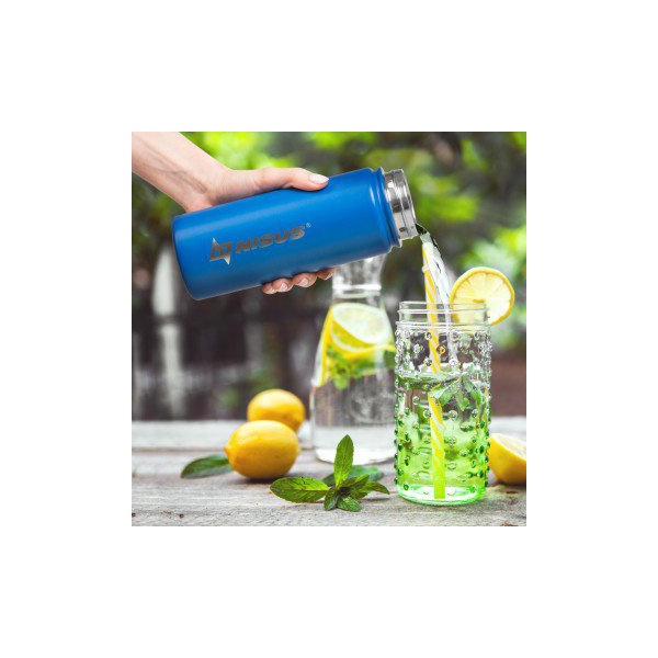 Термобутылка Nisus NA.SW-18-RB (три крышки) синий