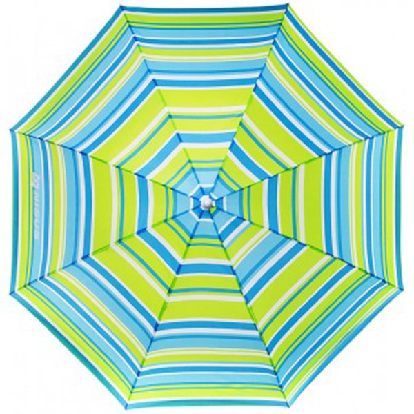 Зонт пляжный Nisus N-180-SB (1,8м прямой) разноцветные полосы