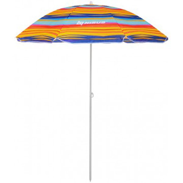 Зонт пляжный Nisus N-180-SO (1,8м прямой) полосы