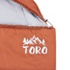 Спальный мешок Helios Toro Wide 400R оранжевый. Фото 7