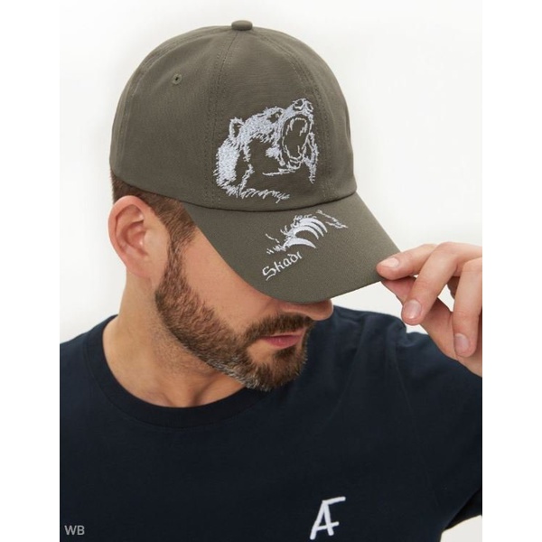 Бейсболка Skadi Gear Медведь (canvas) Хаки