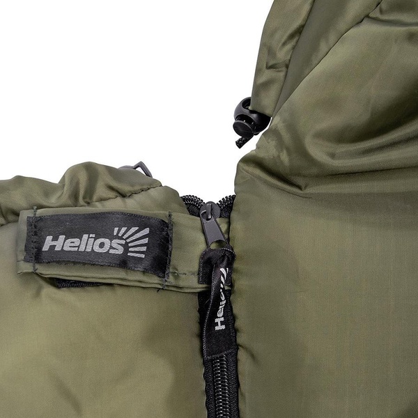 Спальный мешок Helios Olympus Wide Plus 400 зелёный/город