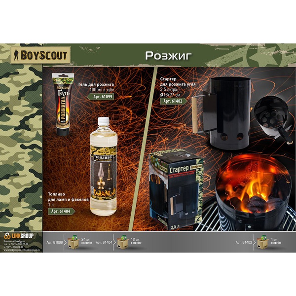 Топливо для ламп и факелов BoyScout 1 л