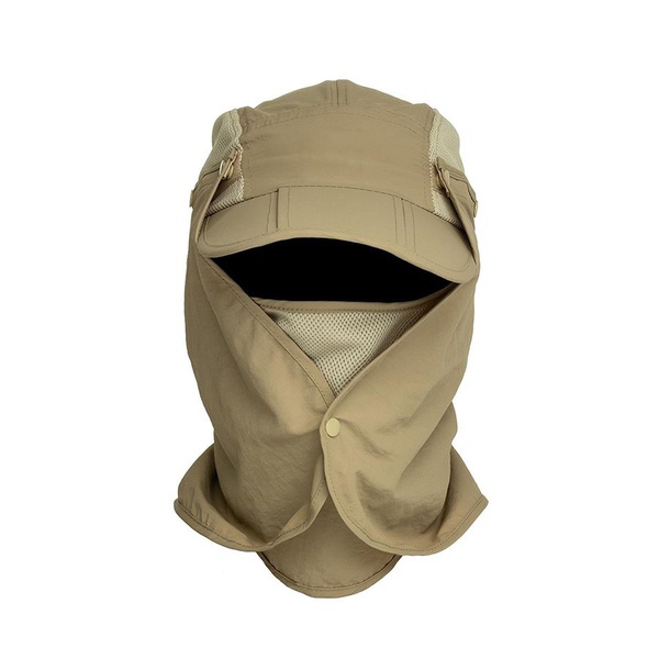 Бейсболка с защитой шеи и лица Helios сахара