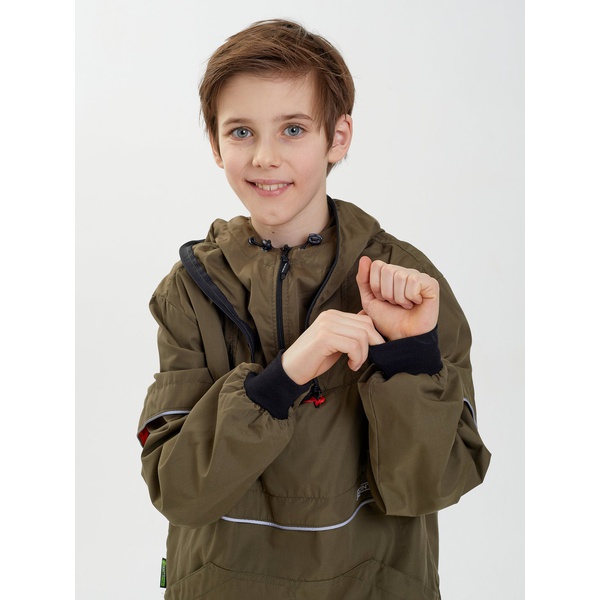 Костюм детский Huntsman Антигнус-люкс (с ловушками и пыльниками) хаки, тк. смесовая сорочка
