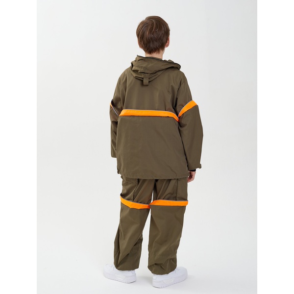 Костюм детский Huntsman Антигнус-люкс (с ловушками и пыльниками) хаки, тк. смесовая сорочка