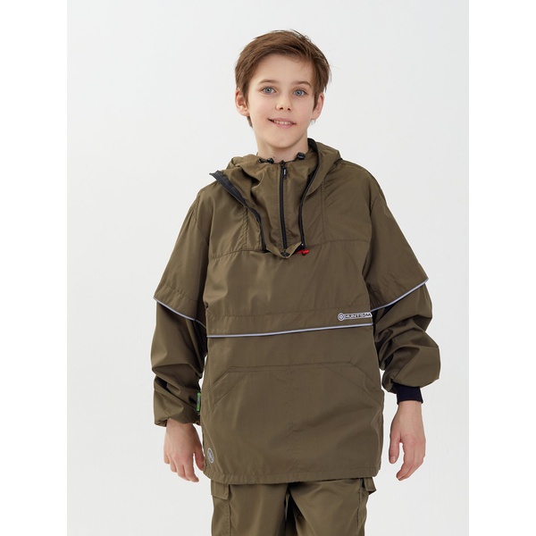 Костюм детский Huntsman Антигнус-люкс (с ловушками и пыльниками) хаки, тк. смесовая сорочка