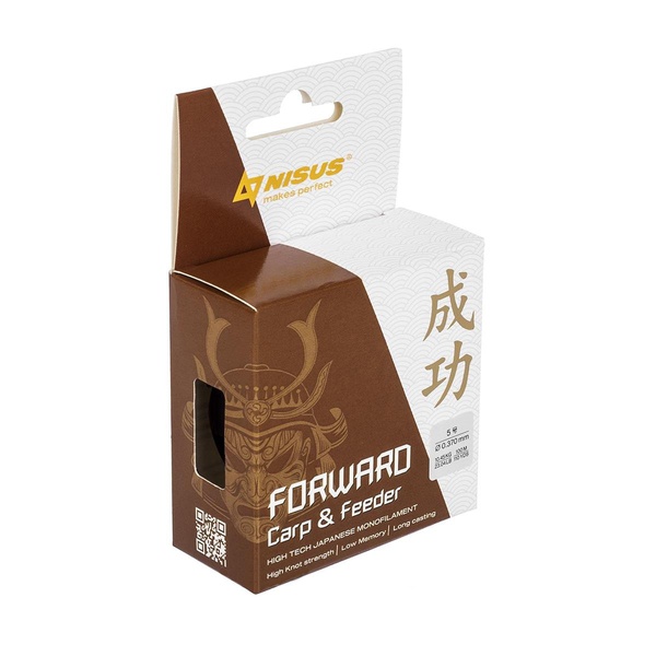 Леска Nisus Forward Carp & Feeder brown (100 м/нейлон) 0,370 мм