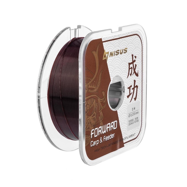 Леска Nisus Forward Carp & Feeder brown (100 м/нейлон) 0,496 мм