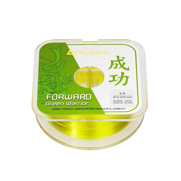 Леска Nisus Forward Green Warrior (100 м/нейлон) 0,286 мм
