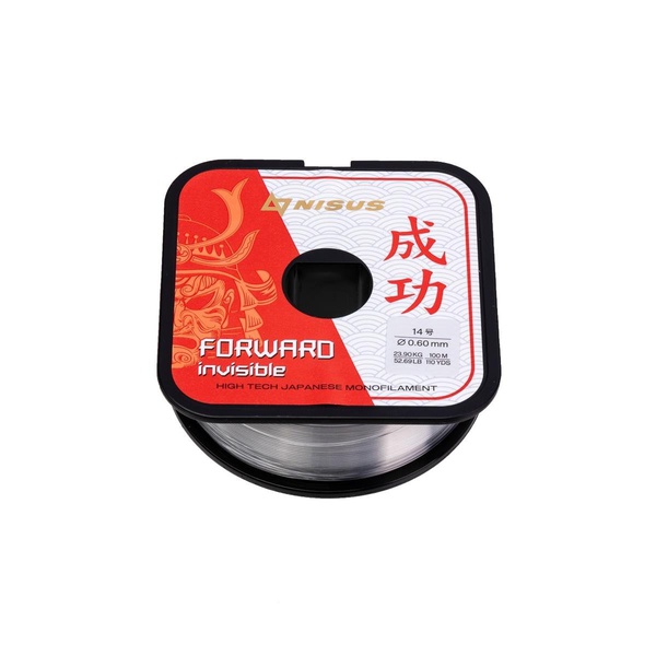 Леска Nisus Forward Invisible (100 м/нейлон) 0,128 мм