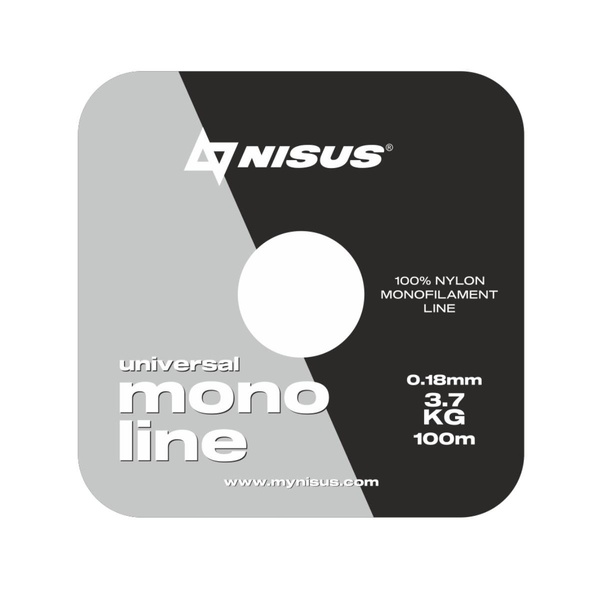 Леска Nisus Monoline Universal (100м/нейлон) 0.3 мм