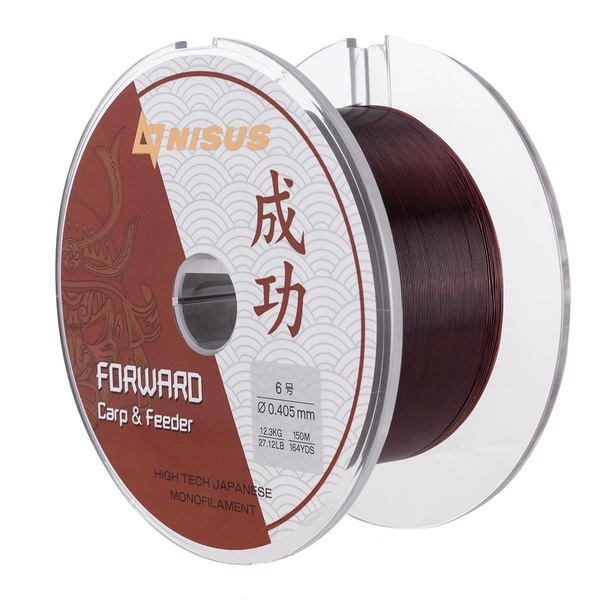 Леска Nisus Forward Carp&Feeder brown (150 м/нейлон) 0,370 мм